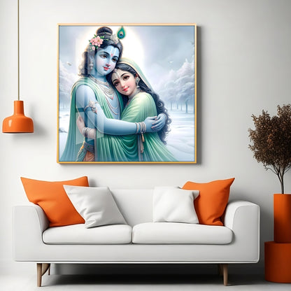 Shyam Kishori Premium Acrylic Square Wall Art