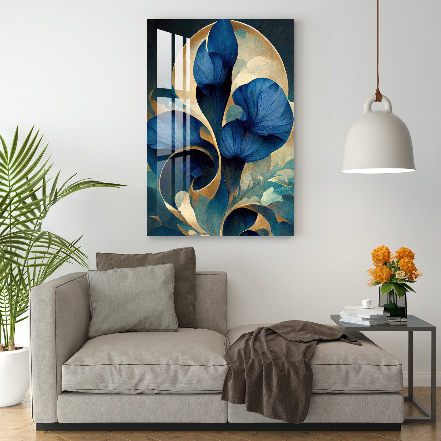 Blue Beauty Acrylic Wall Art