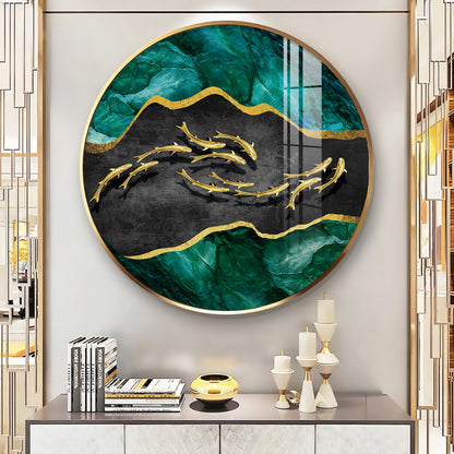 Regal Fish Premium Acrylic Round Wall Art