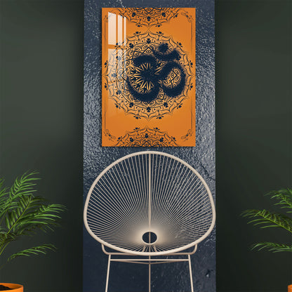 Aum With Mandala Art Acrylic Wall Art