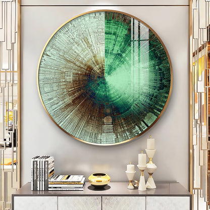 Sphere of Serenity Premium Acrylic Round Wall Art