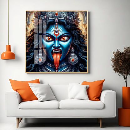 Goddess Kali Premium Acrylic Square Wall Art