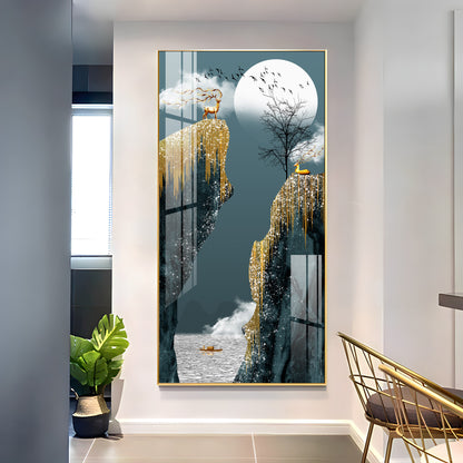 The Serenity Premium Acrylic Vertical Wall Art