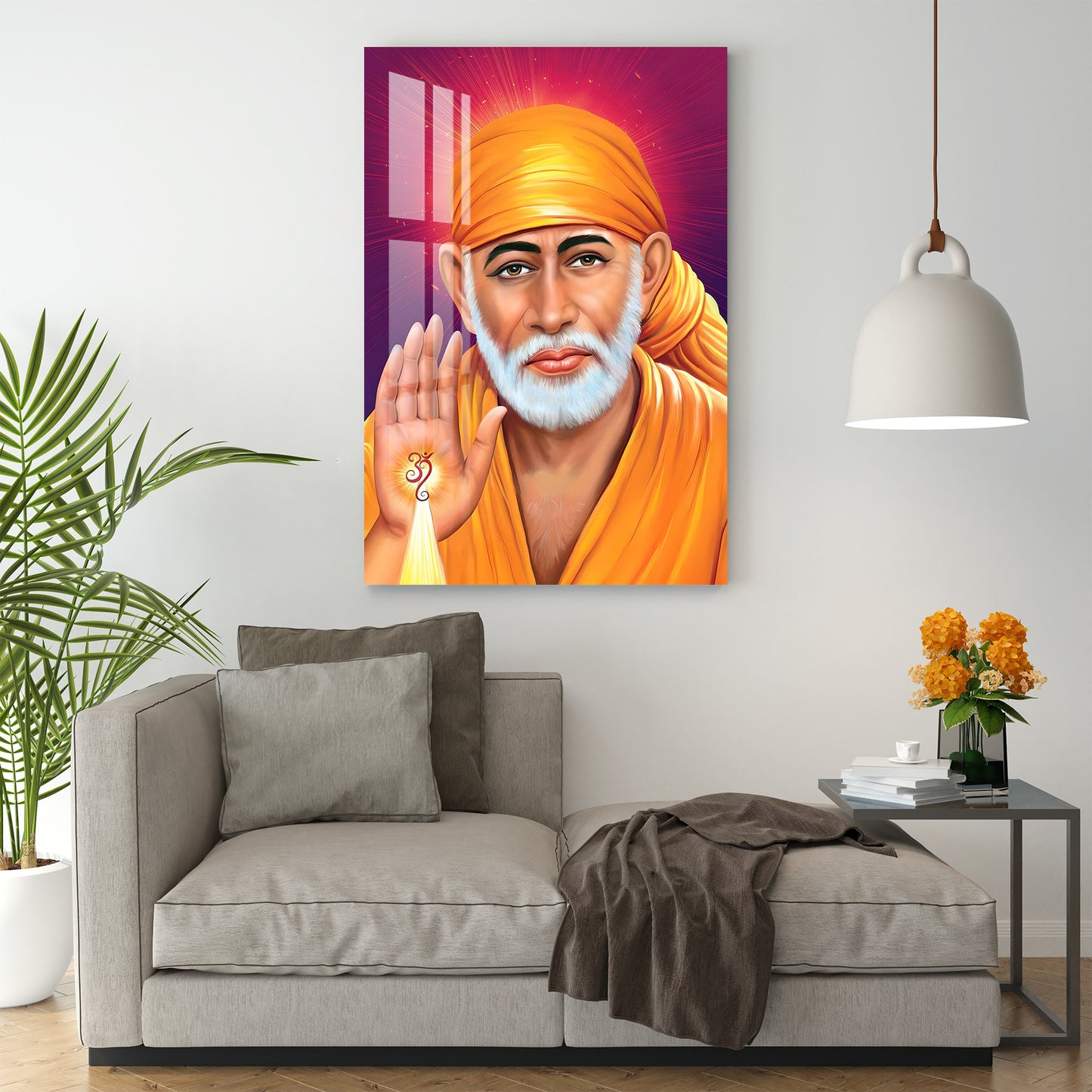 Sai Baba Acrylic Wall Art