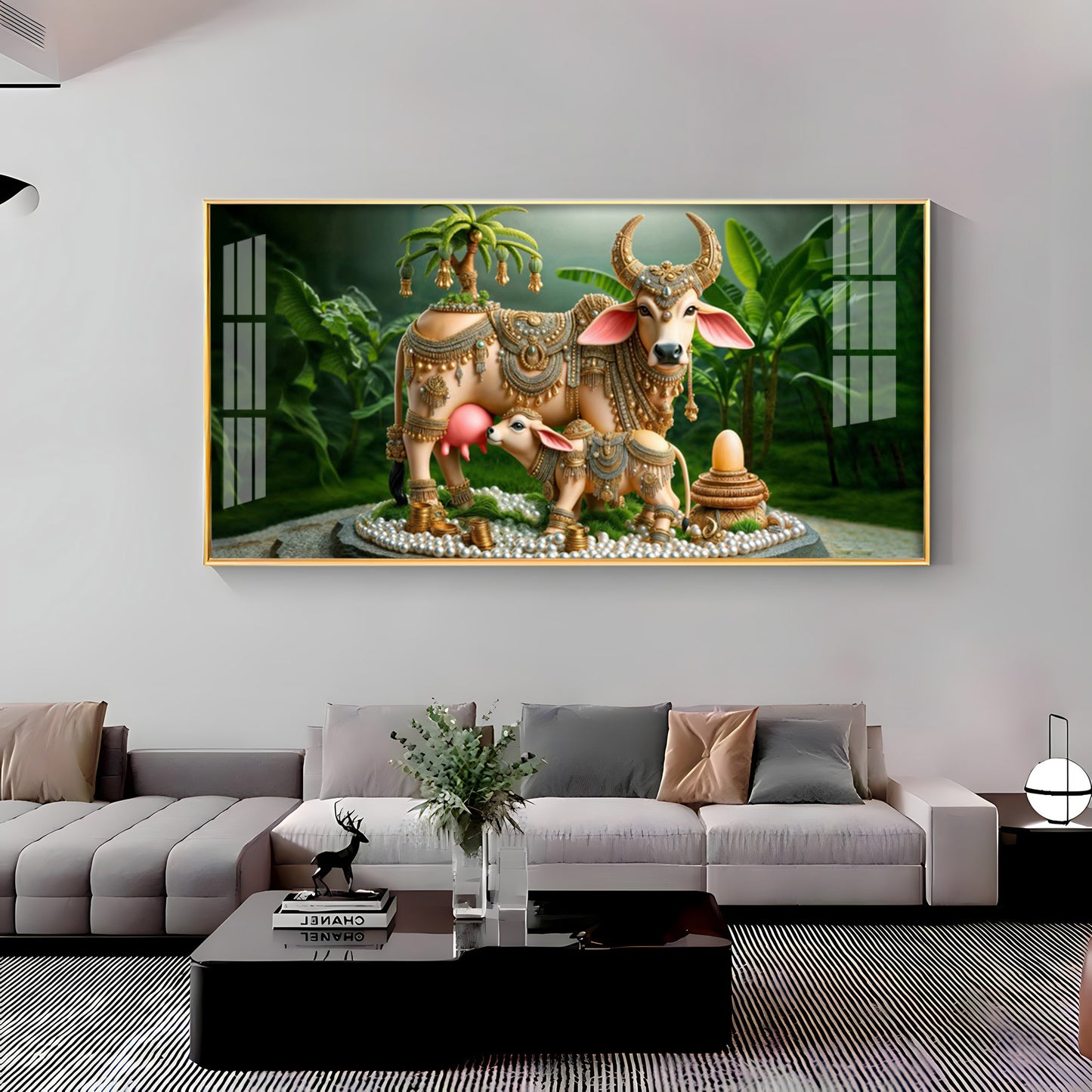 Nandi Jewelled Adornments Premium Acrylic Horizontal Wall Art