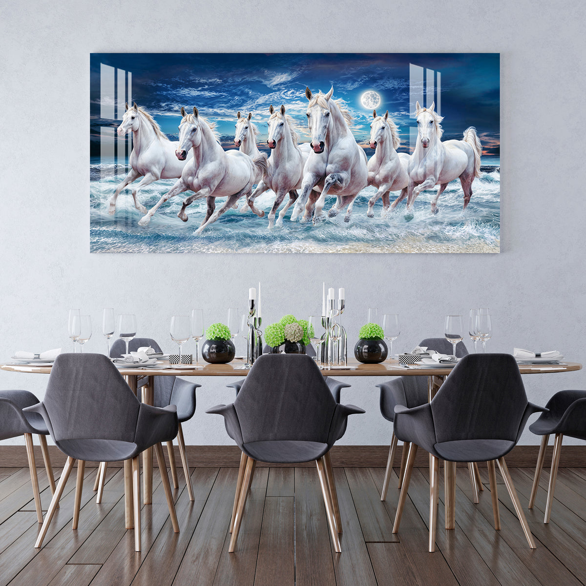 Horses to Milky Way Acrylic Wall Art