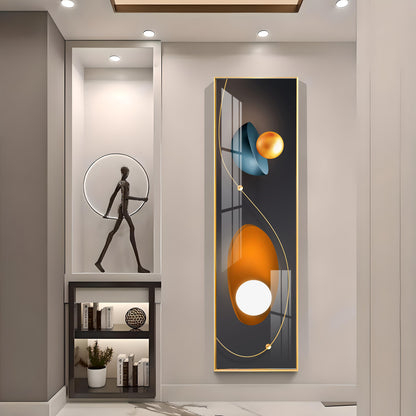 Color Glow Trio Premium Acrylic Vertical Wall Art