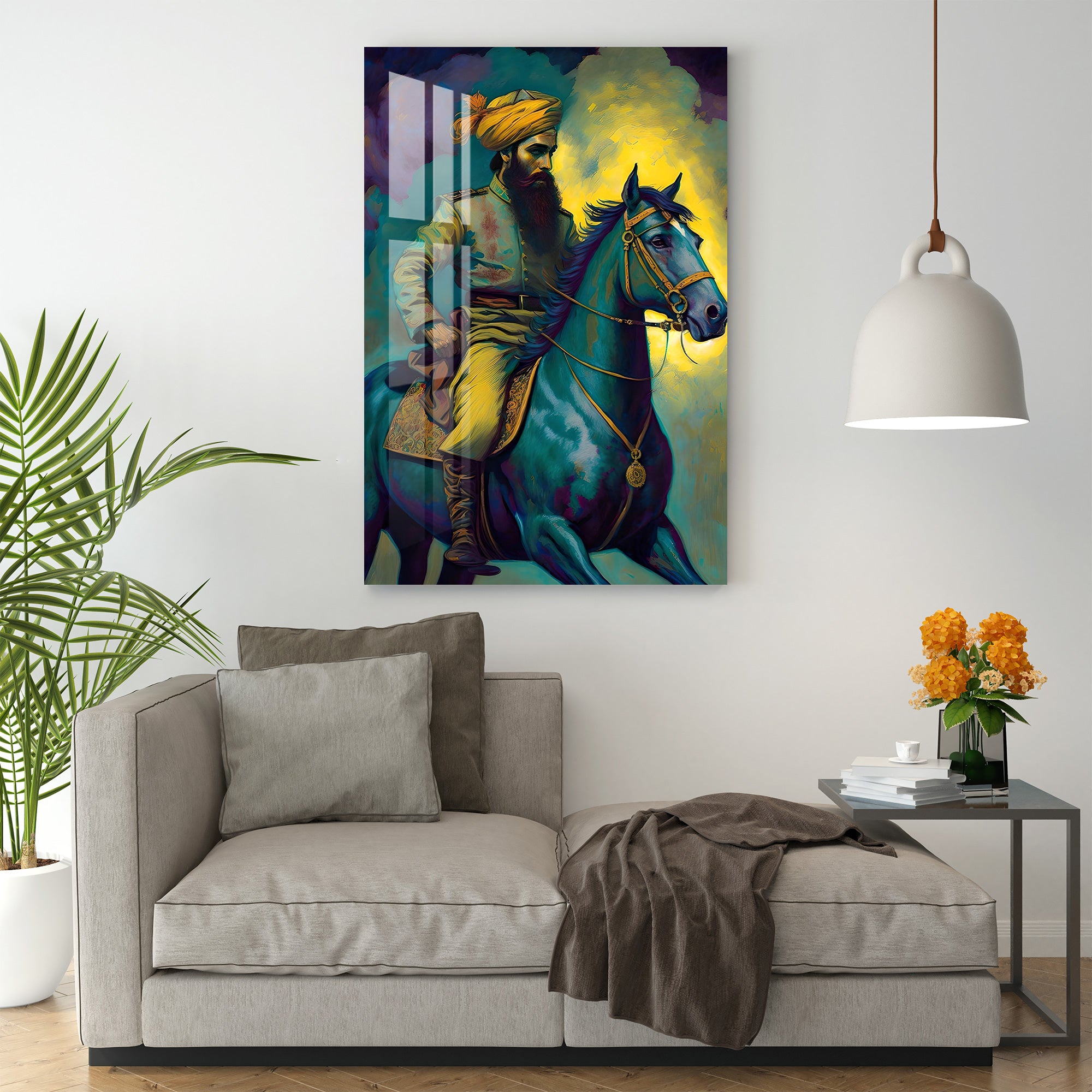 Sikh Warrior Acrylic Wall Art