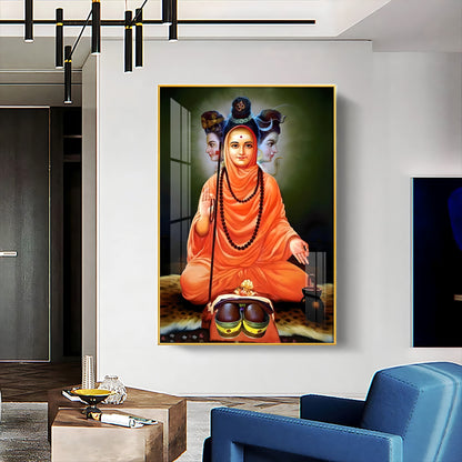 Portrait of Divine Authority Premium Vertical Acrylic Wall Art