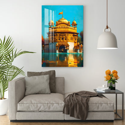 Beautiful Temple Acrylic Wall Art