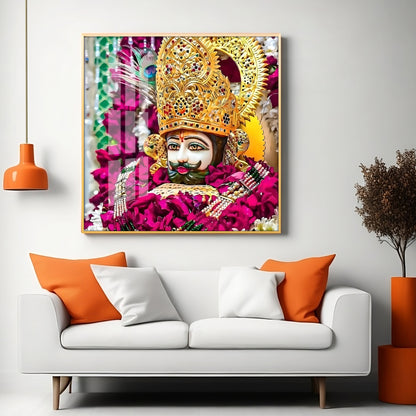 Teen Baand Dhaari Premium Acrylic Square Wall Art