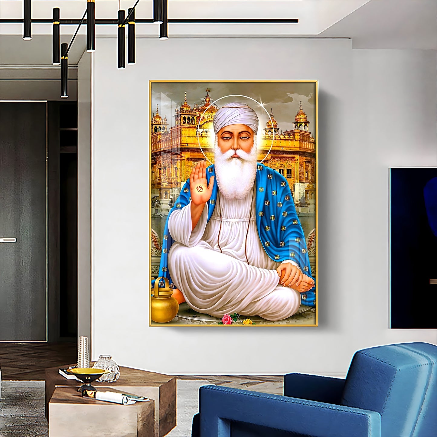 Guidance Of Guru Ji Premium Vertical Acrylic Wall Art