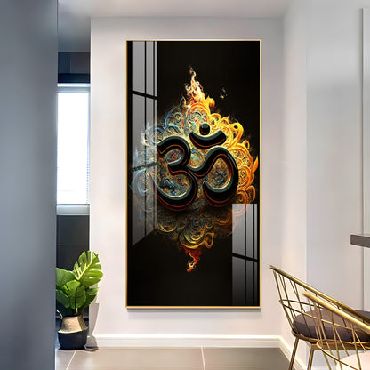 Spiritual OM Premium Acrylic Vertical Wall Art