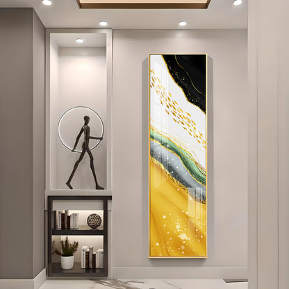 Sparkling Waves Premium Acrylic Vertical Wall Art