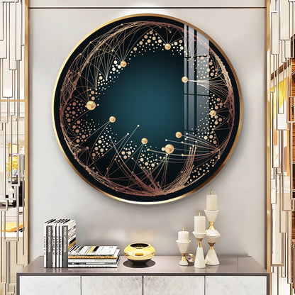 Astral Glow Premium Acrylic Round Wall Art