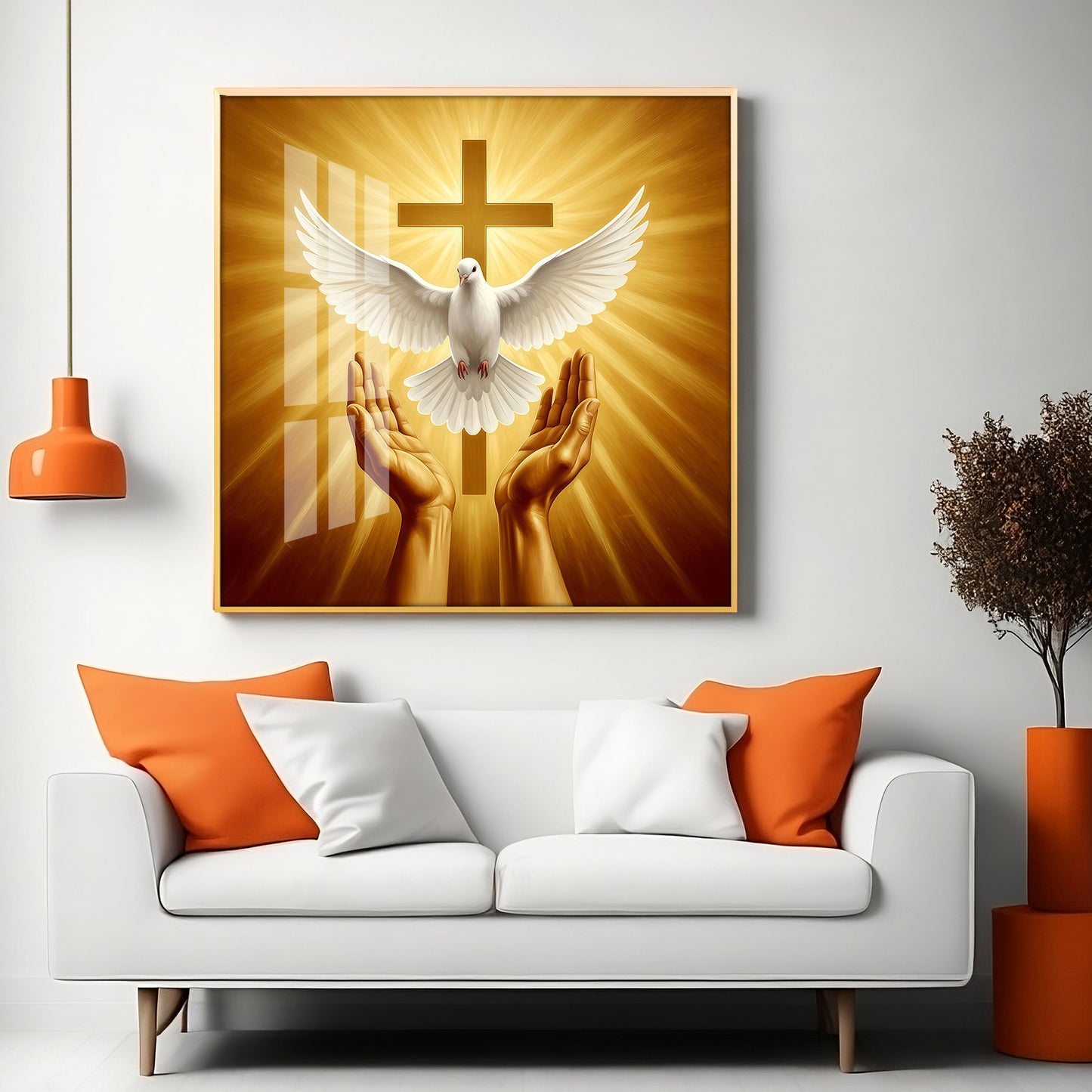 Pavitra Bible Vachan Premium Acrylic Square Wall Art