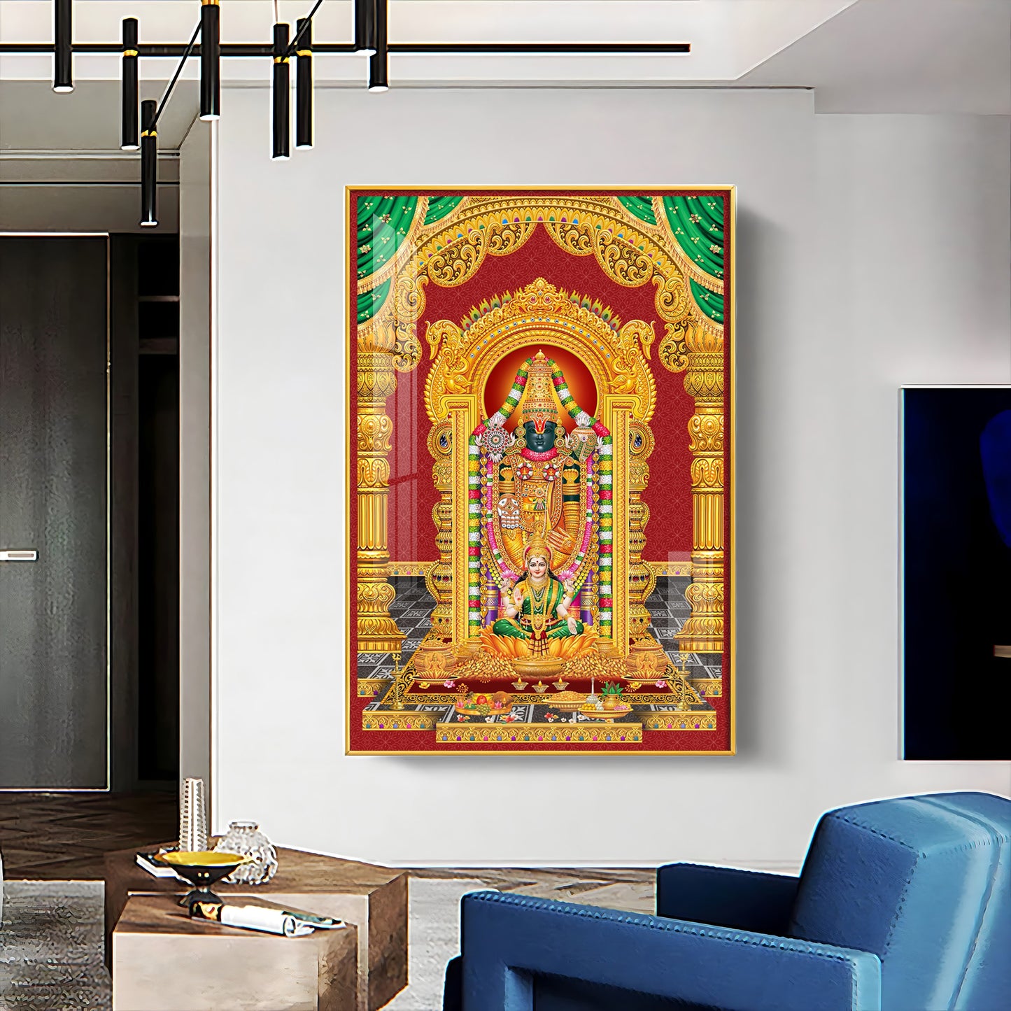 Lord Balaji Essence Premium Acrylic Vertical Wall Art