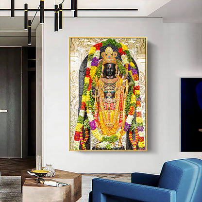 Shri Ram Janmbhoomi Portray Premium Vertical Wall Art