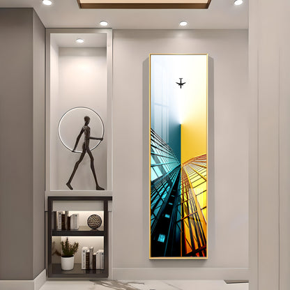Tall Skyscrapers Premium Acrylic Vertical Wall Art
