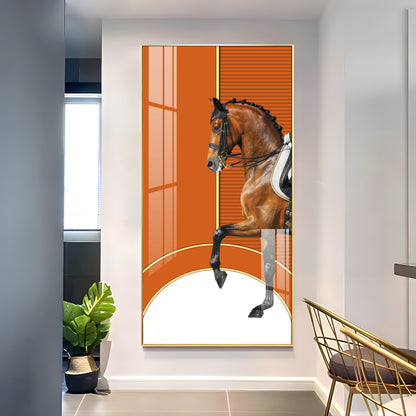 European Horse Premium Acrylic Vertical Wall Art