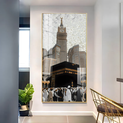 Holy Islamic Place Premium Acrylic Vertical Wall Art