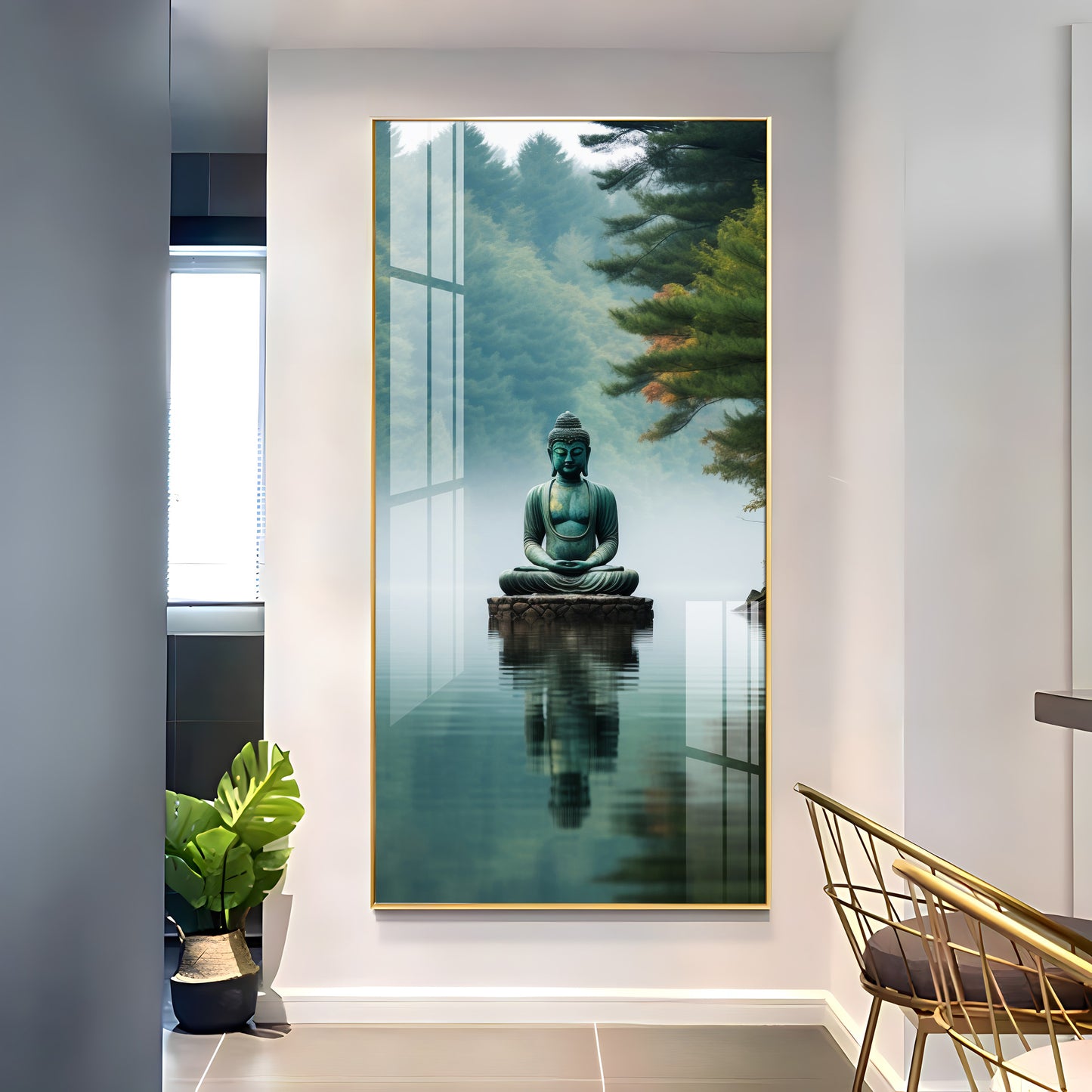 The Enlightened One Premium Acrylic Vertical Wall Art