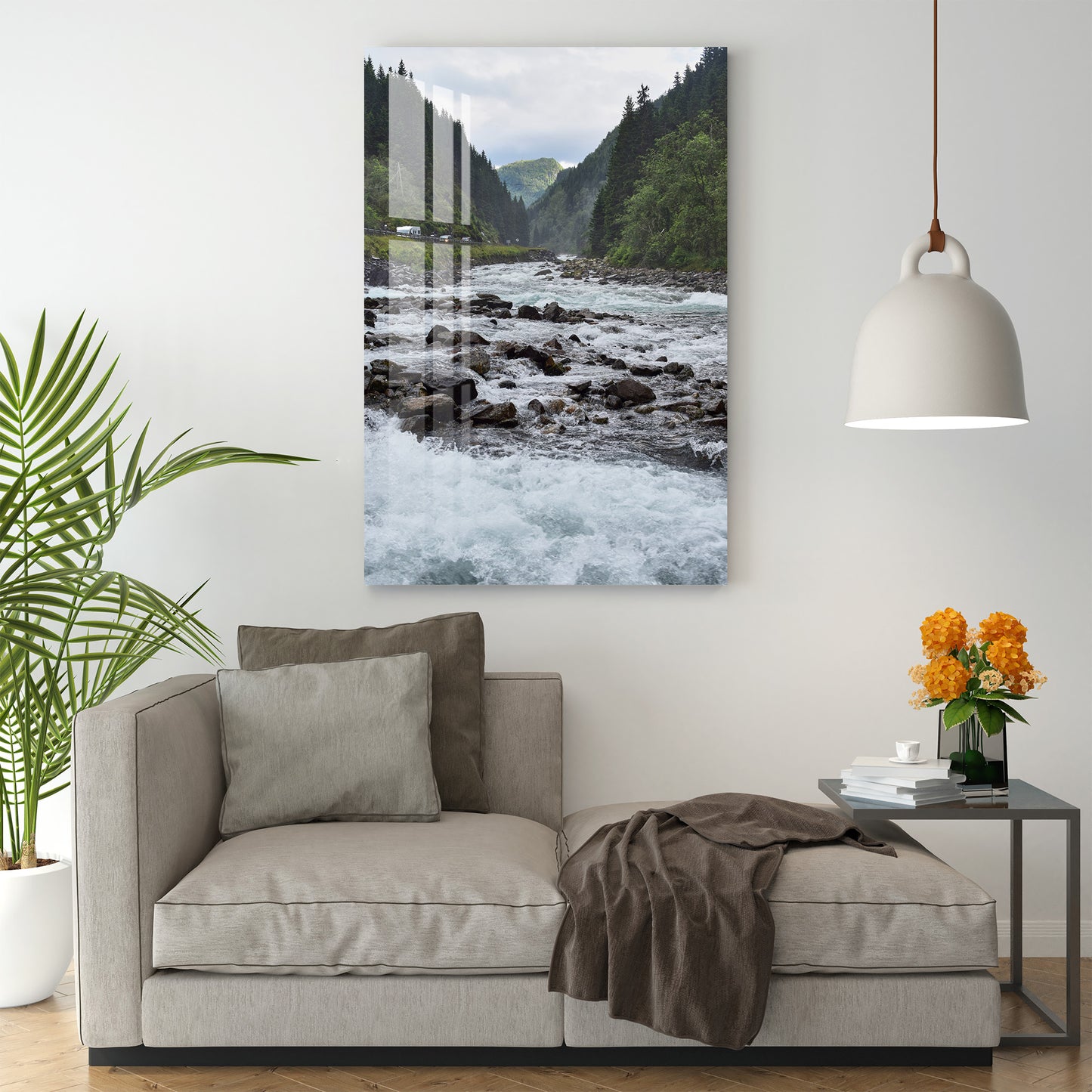 Flowing River Acrylic Wall Art