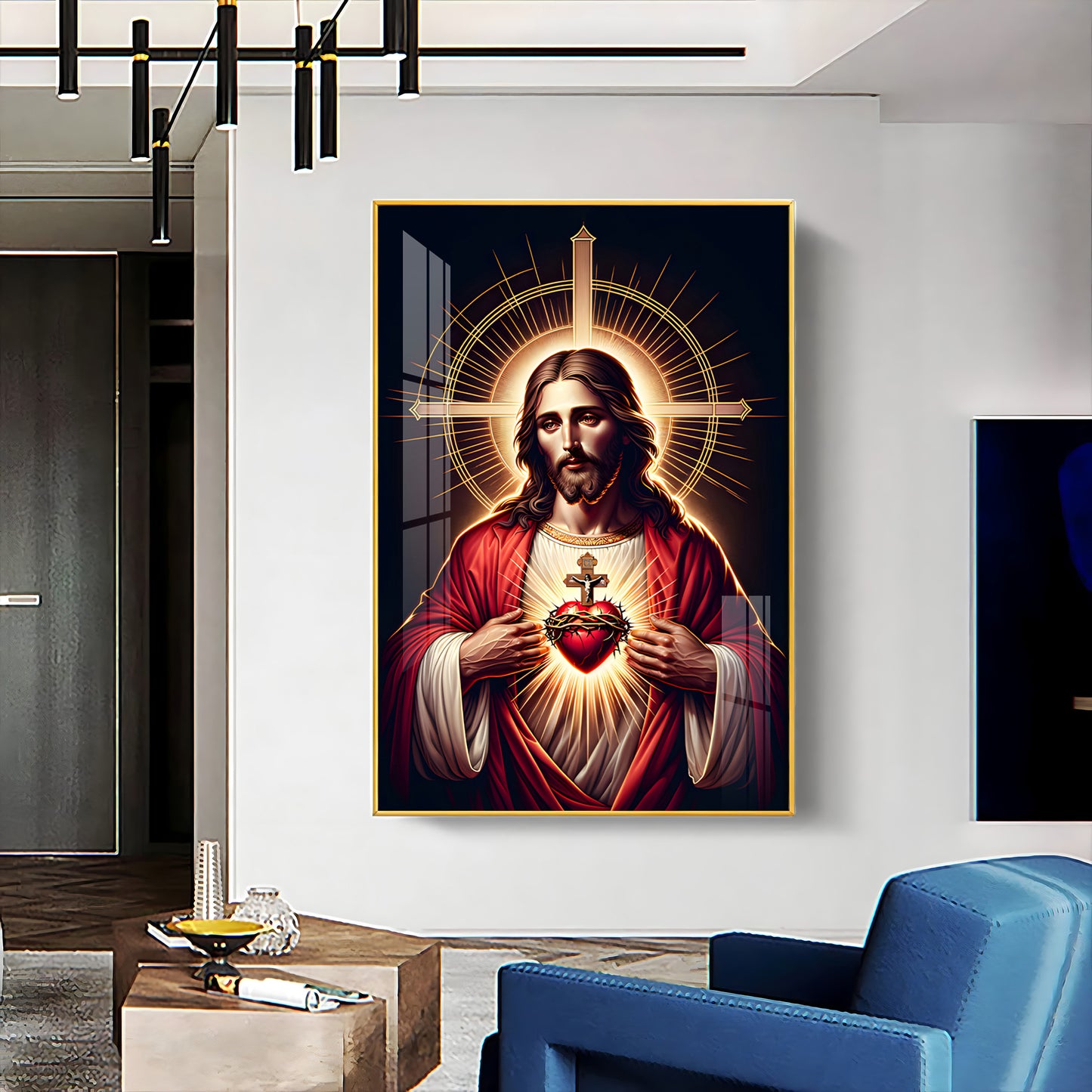 Canvas of Christ's Love Premium Acrylic Vertical Wall Art