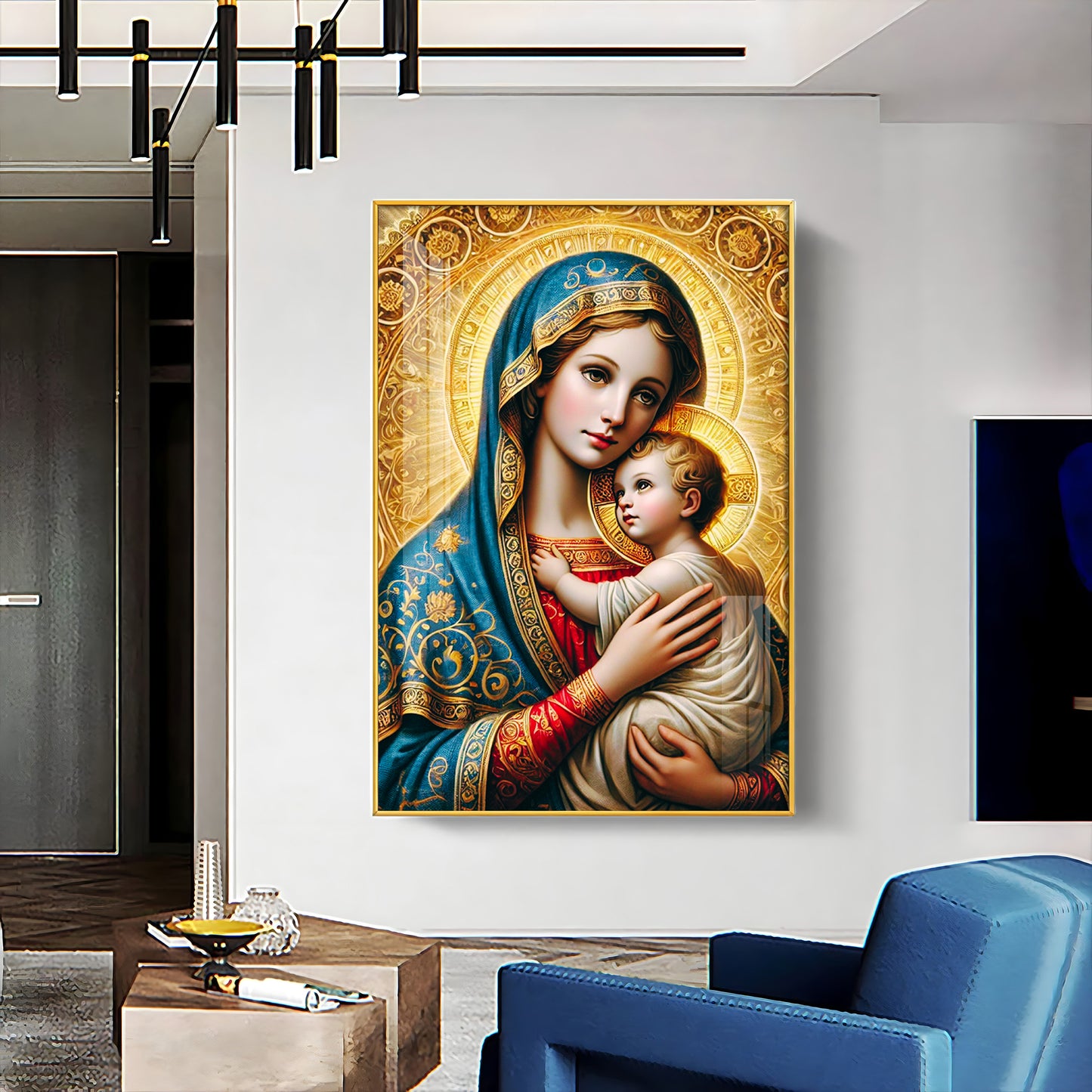 Celestial Grace Premium Acrylic Vertical Wall Art