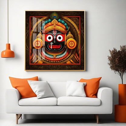 Jagannath Prabhu Premium Acrylic Square Wall Art