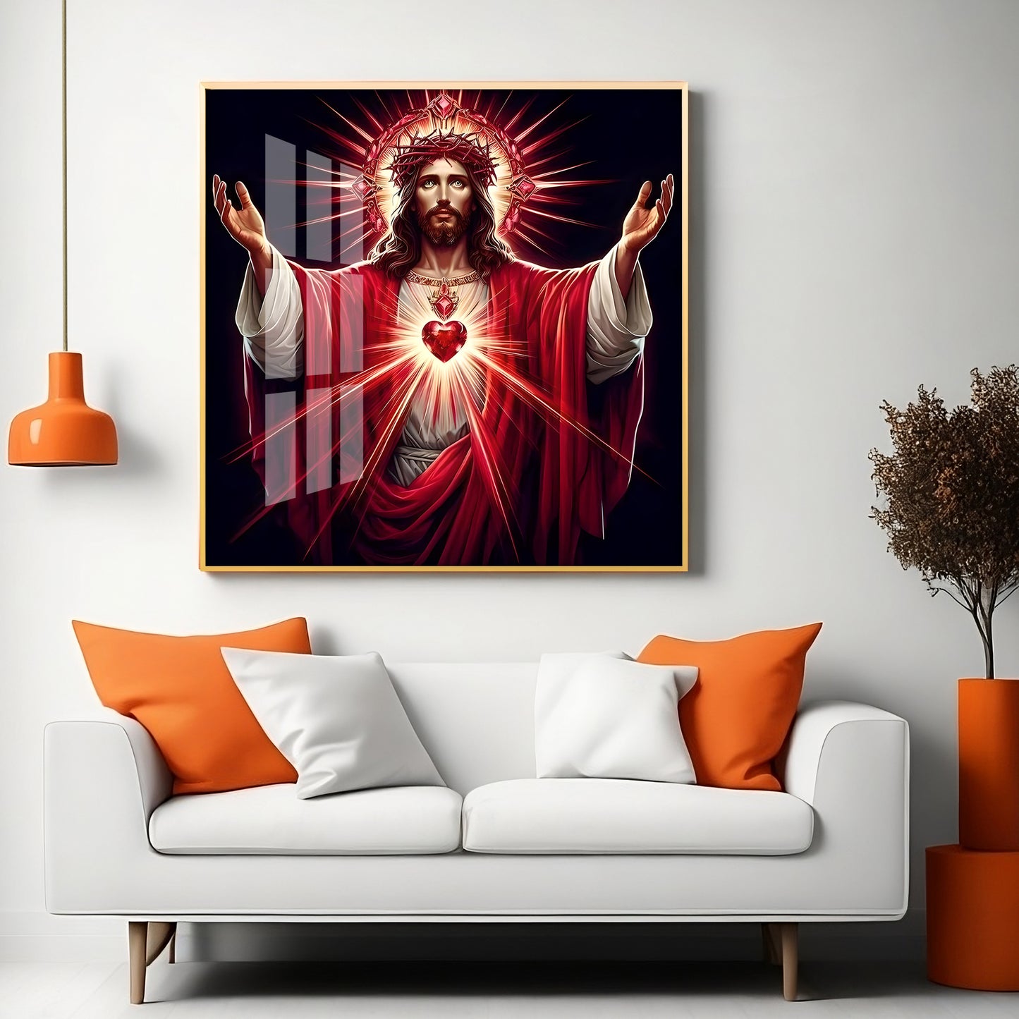 Heart of God Premium Acrylic Square Wall Art