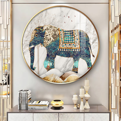 Majestic Alpha Premium Acrylic Round Wall Art