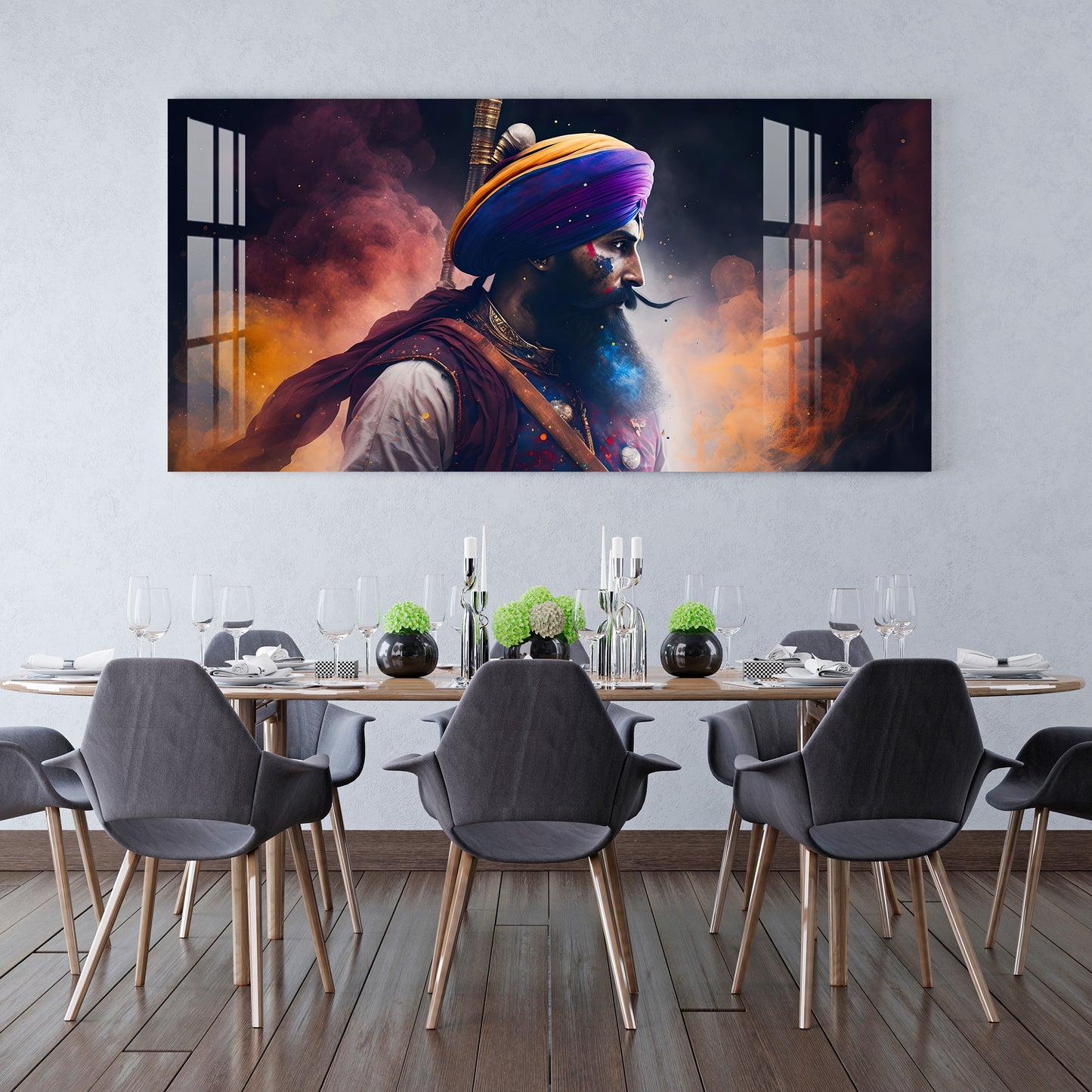 The Resolute Warrior Acrylic Wall Art