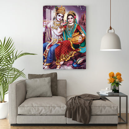 Radha Krishna Acrylic Wall Art