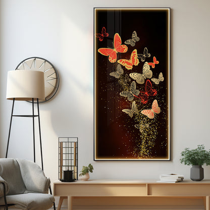 Glittering Butterflies Luxury Crystal Wall Art