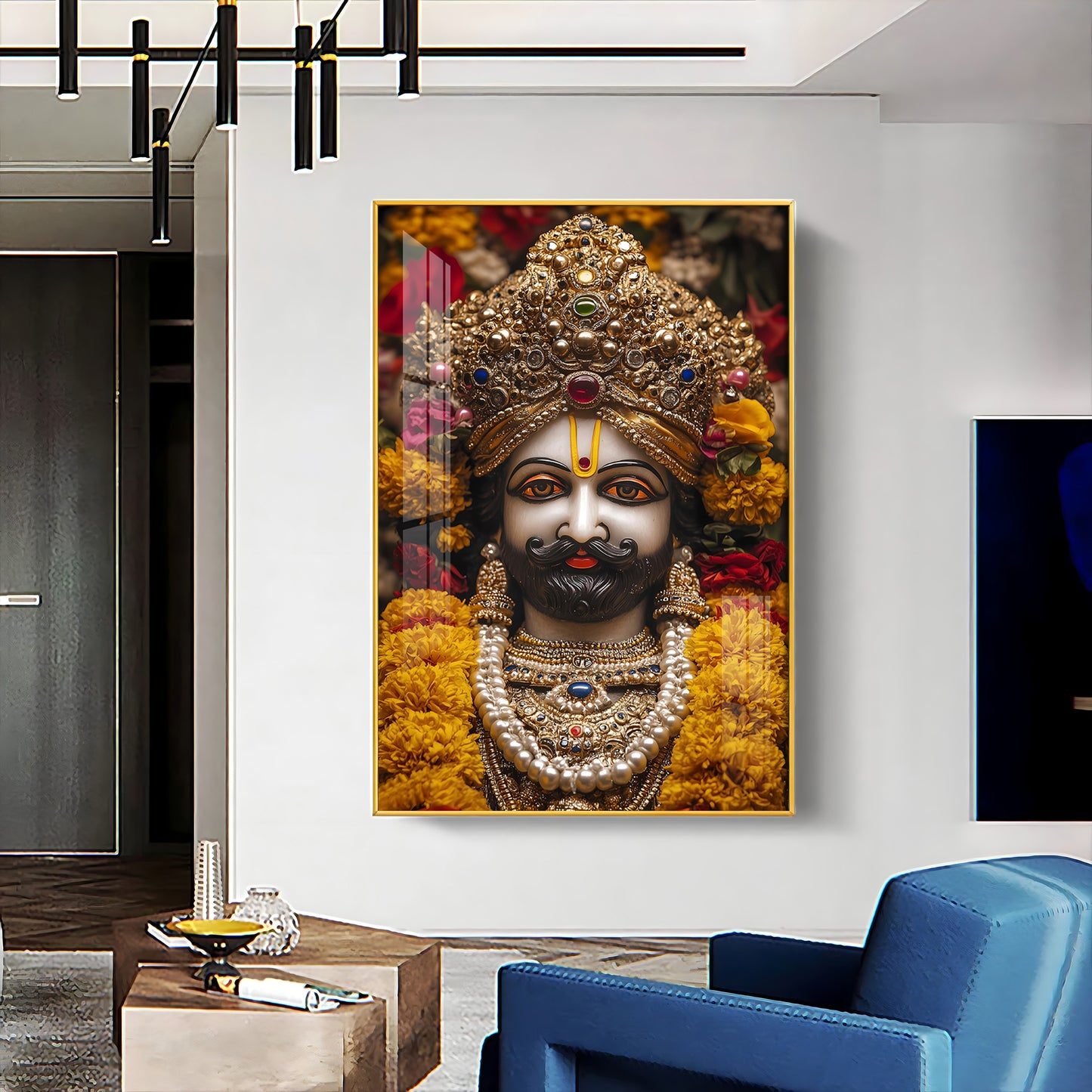 Shree Khatu Shyam Premium Vertical Acrylic Wall Art