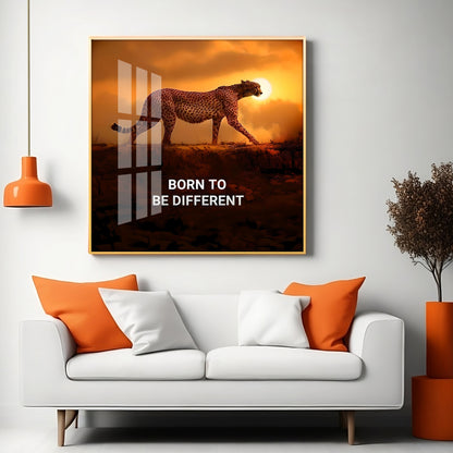 Be Different Premium Acrylic Square Wall Art