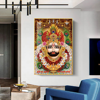 Baba Shyam Humara Premium Acrylic Vertical Wall Art