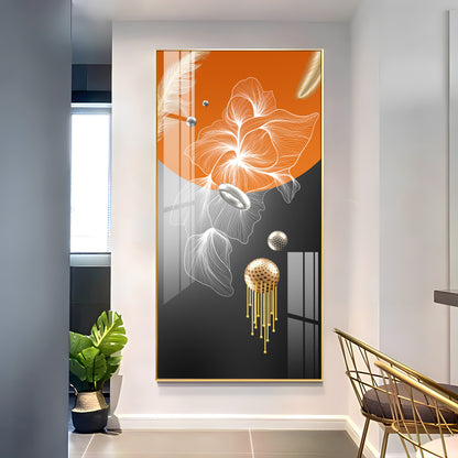 Abstract Modern Decorative Premium Acrylic Vertical Wall Art