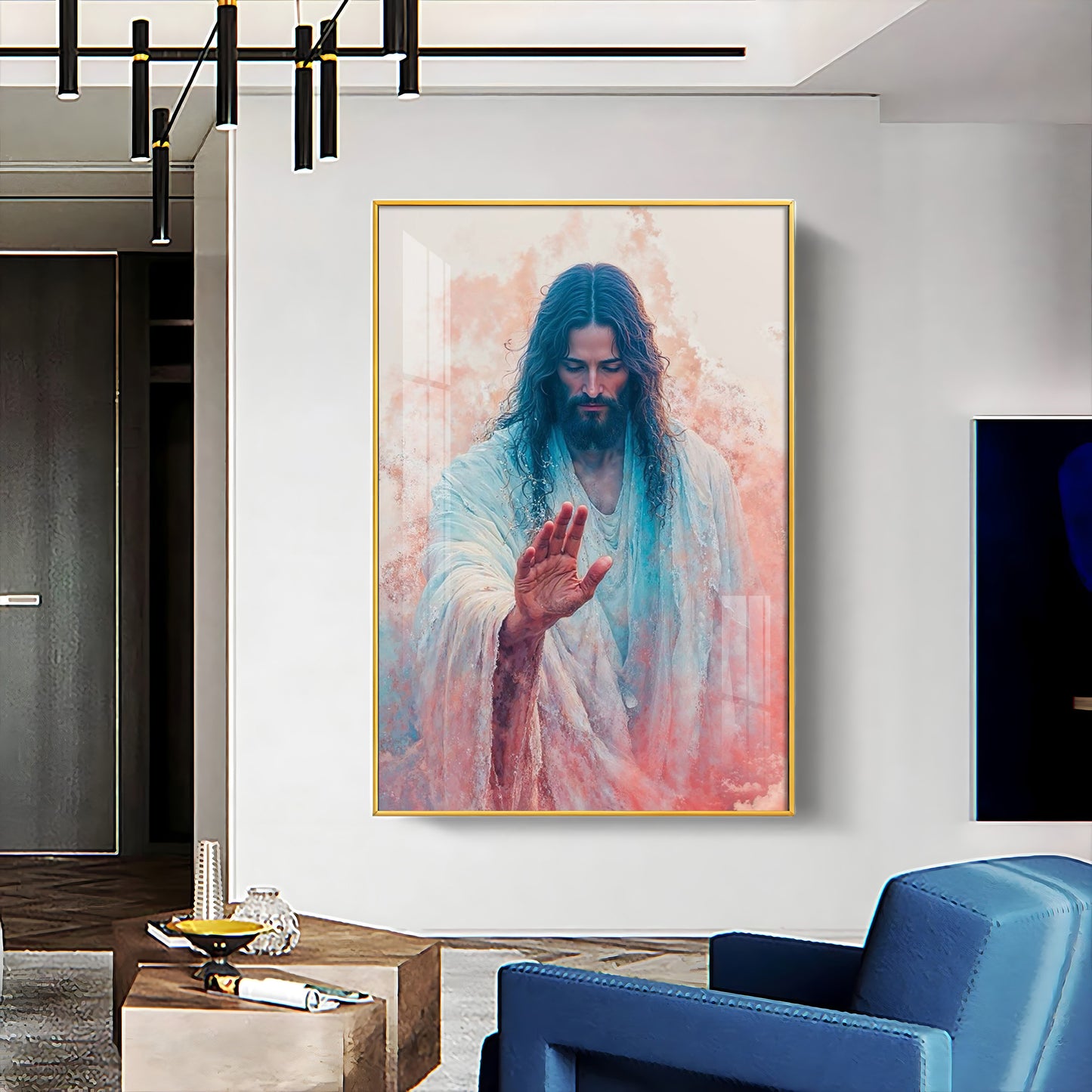 Jesus Christ Blessing Hand Premium Acrylic Wall Art