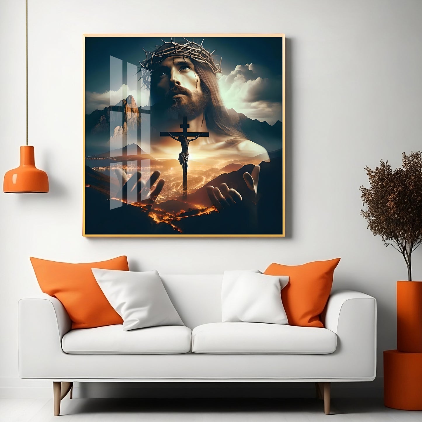 Eternal Faith Premium Acrylic Square Wall Art