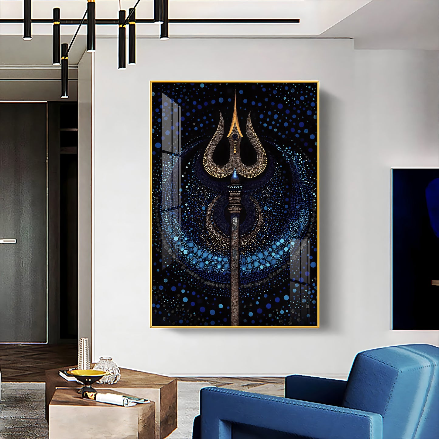 Celestial Guardian Premium Vertical Acrylic Wall Art