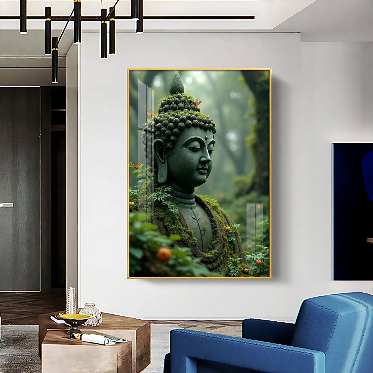 Zen Harmony Of Buddha Premium Acrylic Wall Art