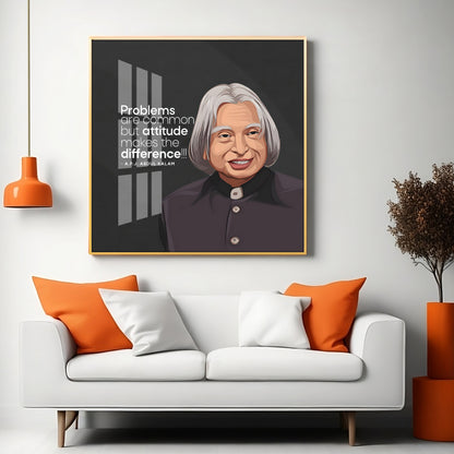 Dr. A.P.J  Abdul Kalam Premium Acrylic Square Wall Art