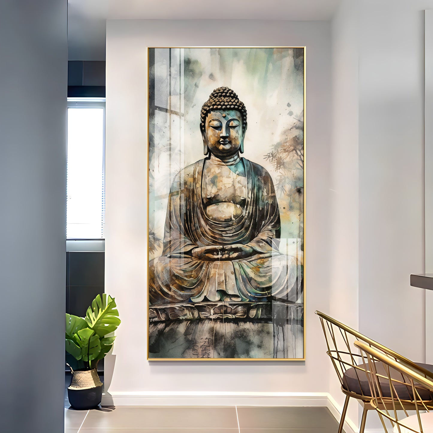 Peaceful Reflection Premium Acrylic Vertical Wall Art