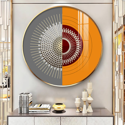 Artful Aura Premium Acrylic Round Wall Art