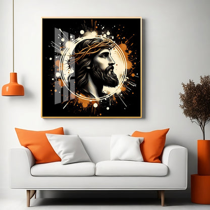 Jesus Premium Acrylic Square Wall Art