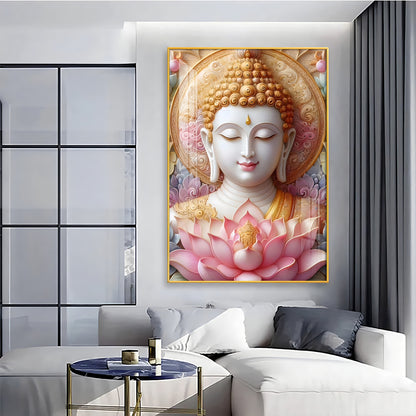 Tranquil Buddha Premium Vertical Acrylic Wall Art