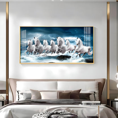 Heaven Horses Premium Acrylic Horizontal Wall Art