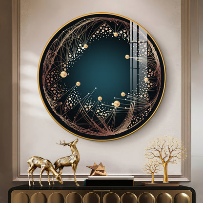 Astral Glow Premium Acrylic Round Wall Art